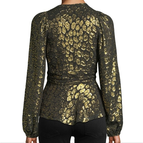 A.L.C. pepulm silk blouse size 2. - Picture 2 of 10